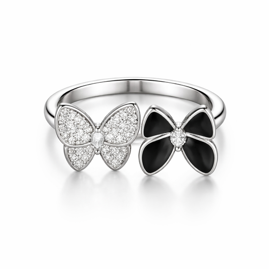 Silver Dualwing Women`s Ring