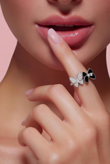 Silver Dualwing Women`s Ring