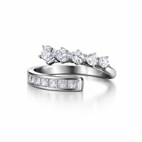 Silver Edgeflow Women`s Ring