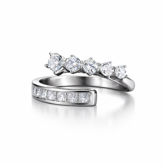 Silver Edgeflow Women`s Ring