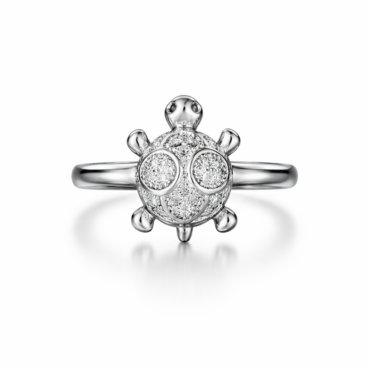 Silver Shellcrest Band Ring