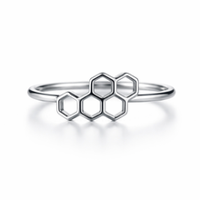 Silver Radiance Hive Women`s Band