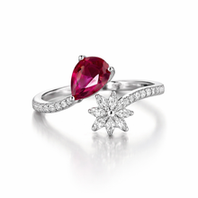 Silver Petalcrest Women`s Ring