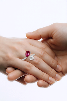 Silver Petalcrest Women`s Ring