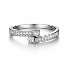 Silvercoil Spark Women`s ring