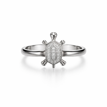 Silver Shellspark Charm Women`s Ring