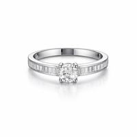 Silver Eternal Spark Women`s Ring