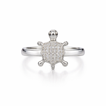 Silver Ocean Turtle Women`s Ring