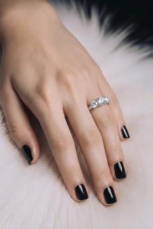 Polished Whisper Ring in Silver