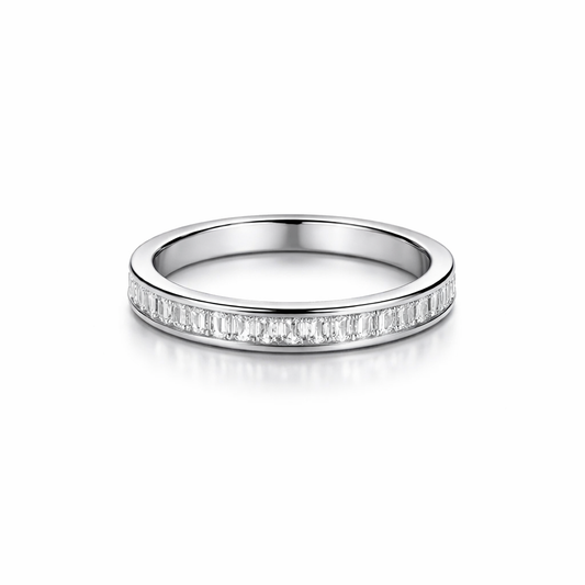 Silver Elysian Halo Women`s Ring