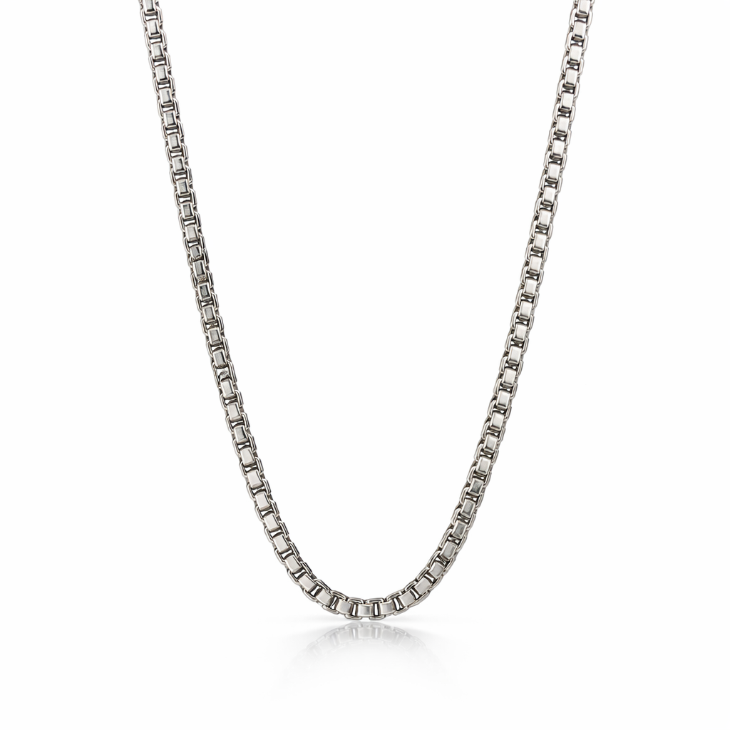 Silver Radiance Link Necklace