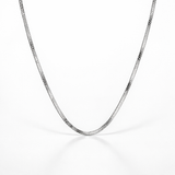 Silver Men`s Chain in Sleek Motion