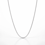Silver Fluessa Chain in Polished Flow