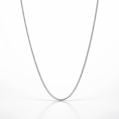 Silver Fluessa Chain in Polished Flow