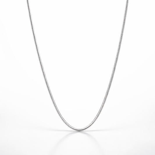 Silver Fluessa Chain in Polished Flow