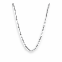 Lustre Line Chain in silver