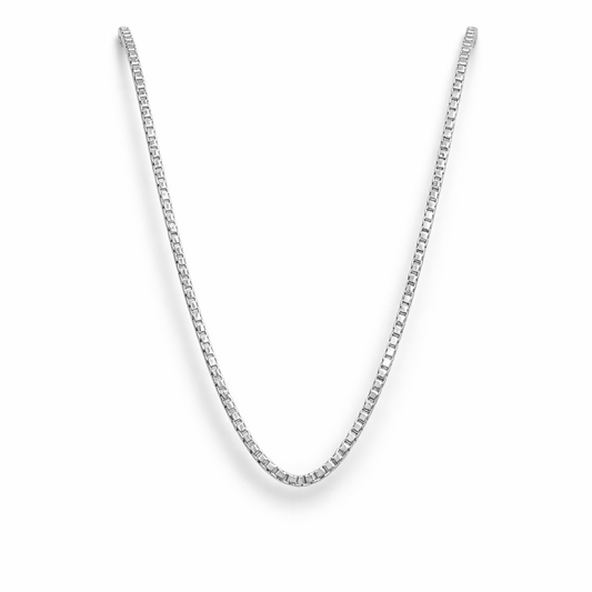 Lustre Line Chain in silver