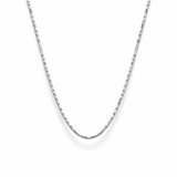 Radiant gleam chain in silver