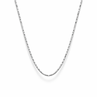 Radiant gleam chain in silver