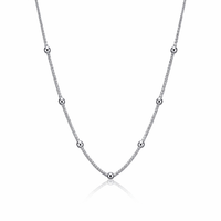 Starlight Dots Women`s chain in silver