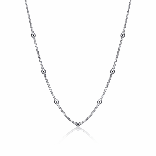Starlight Dots Women`s chain in silver