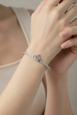 Majestic Crown Bracelet in Silver