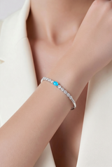 Silver Azure Radiance Bracelet