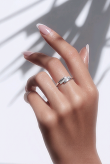 Silver Sparkling Elegance Women`s Band