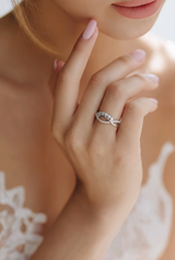 Infinity Sparkle Women`s Ring in Silver