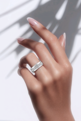Silver Crystal Ring