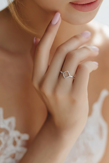 Silver Prism Women`s Ring