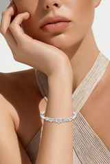 Silver Floral Whimsy Bracelet