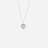Minimal Heart shaped Pendant in silver