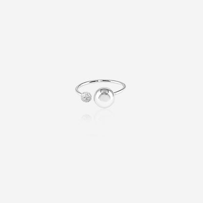Oval Grace Sterling Silver Women`s ring