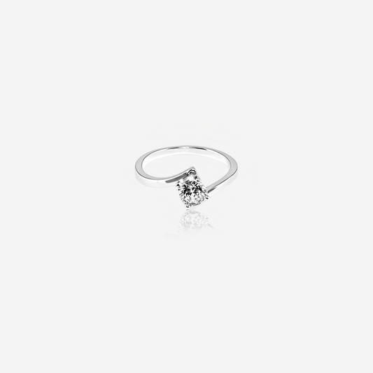 Soft Crest Ring– Sterling Silver in Elegance
