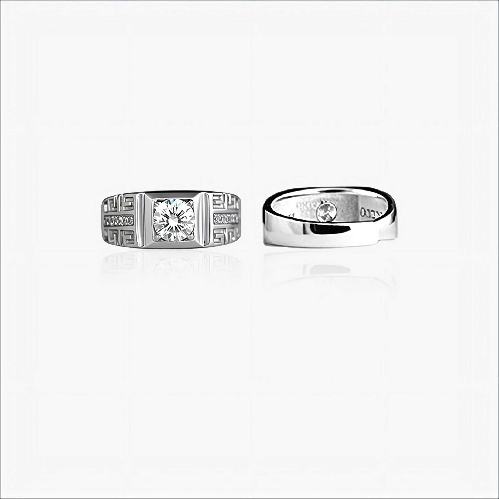 Sterling silver Creston Ring – Rubicstone