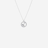 Centre Unicorn Women`s Pendant in silver