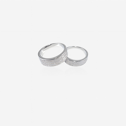 Varnyx Couple Ring – Sterling Silver Elegance