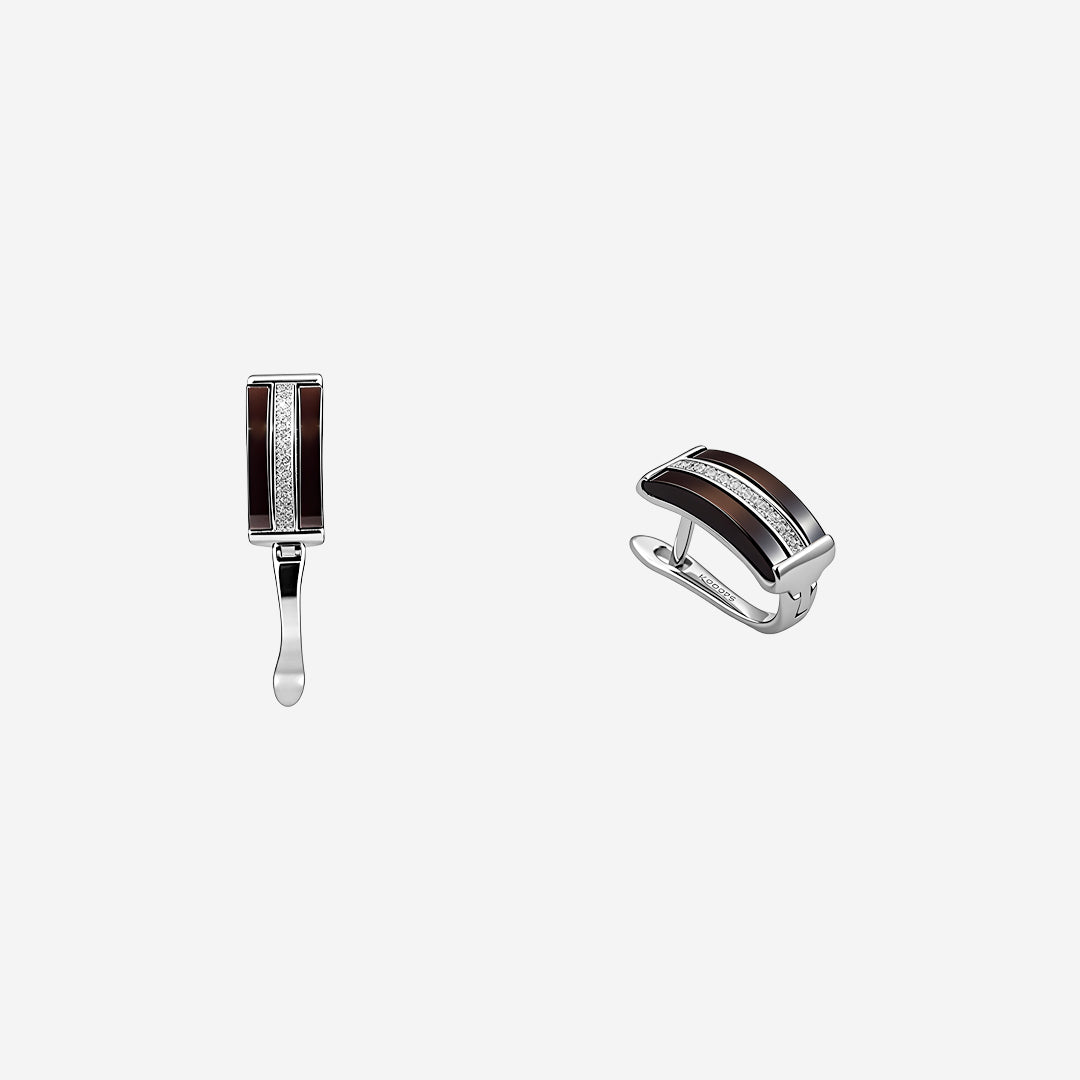 Silver Noira Recta Women`s Earrings