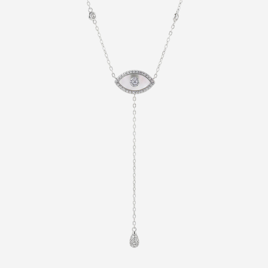 silver grace eye pendant