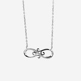 Designed infinity symbol Women`s Pendant
