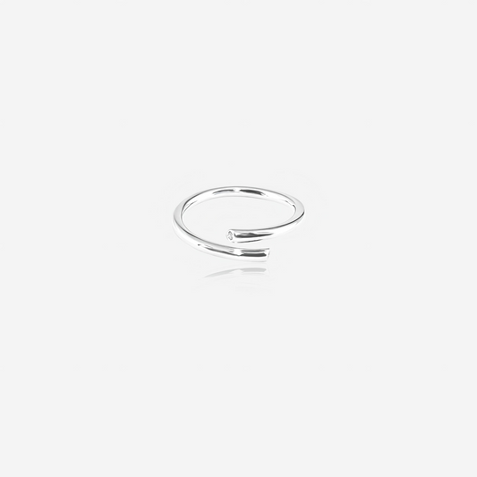 Open Crest – Sterling Silver in Sculptural Motion