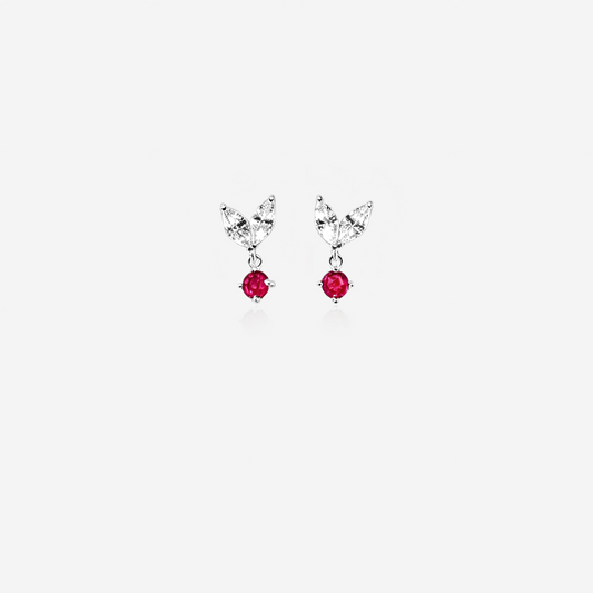 Wingflare Drop Earring in Sterling Silver