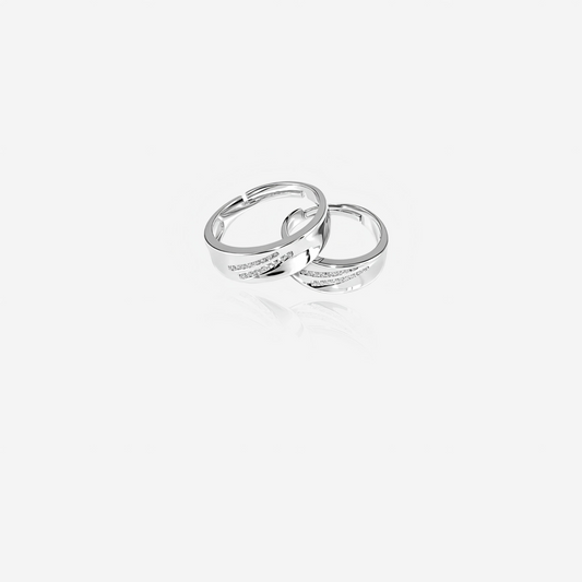 Lunelle Couple Ring in Sterling silver