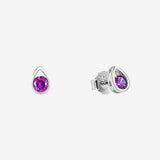 Silver Violina Drop earrings