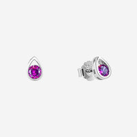 Silver Violina Drop earrings