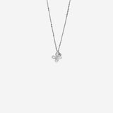 Flower shaped Women`s Pendant in silver