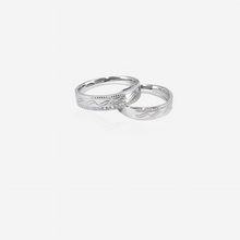 Sylvaine Couple Ring– Sterling Silver Radiance