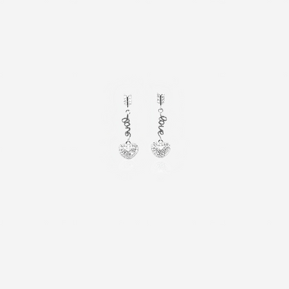 Loveline Gleam Earring – Sterling Silver Romance