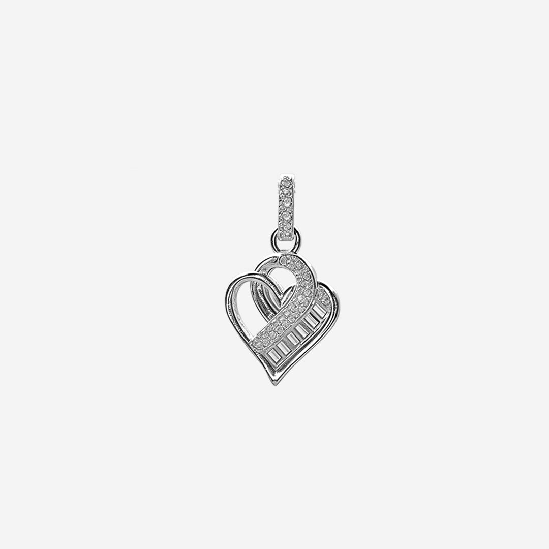 Silver Duora Heart Pendant